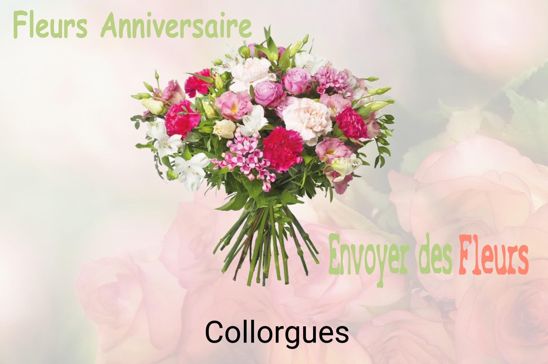 Bouquet de fleurs d’anniversaire livré à Collorgues