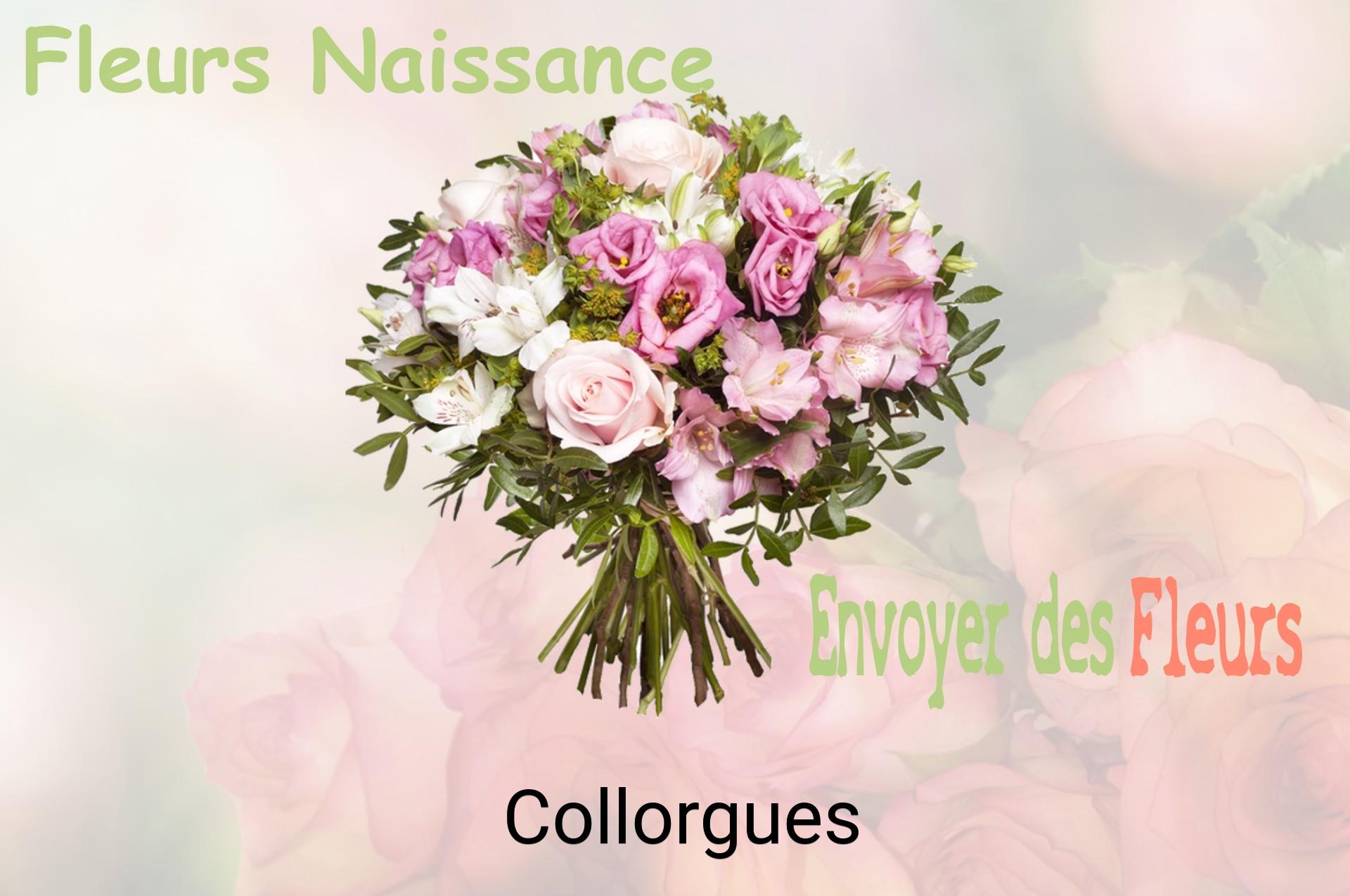 Bouquet de fleurs de naissance livré à Collorgues